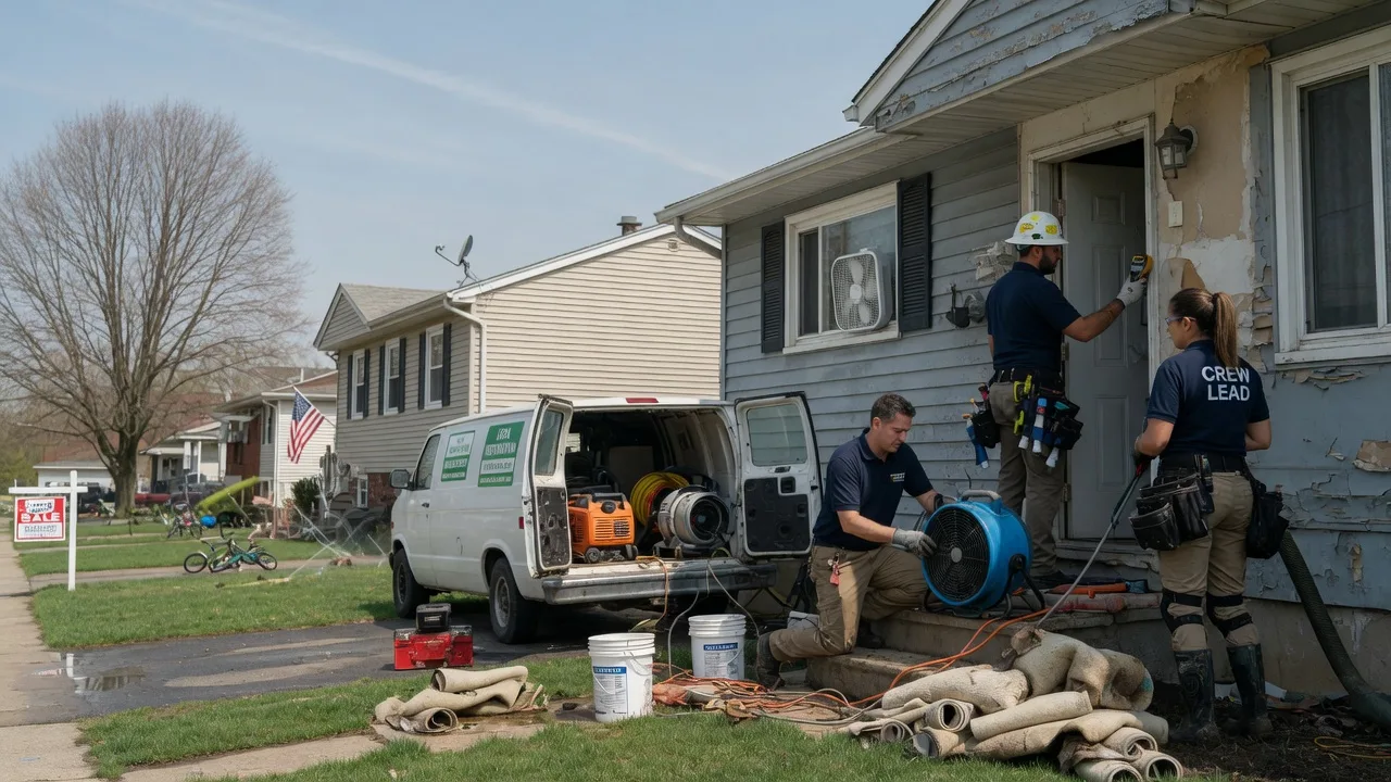 Flood Cleanup in Crumpton, MD near me